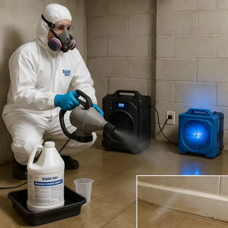 Sanitization and Odor Removal process in Belle Isle, FL